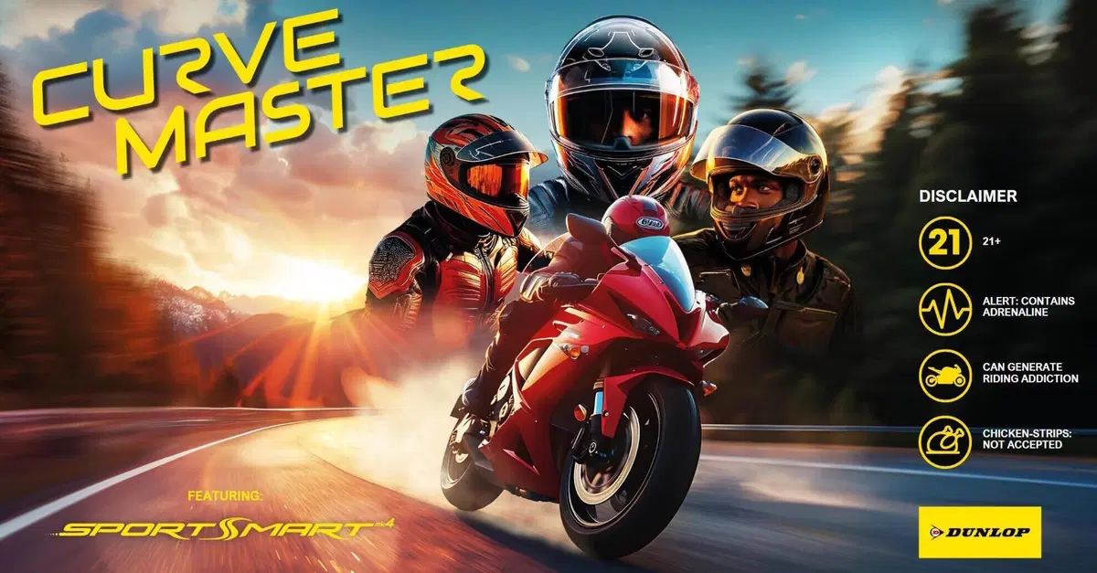 CURVEMASTER: Dunlop presenta la nuova SportSmart mk4 in modalit&agrave; "videogame"