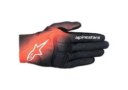 Guanti moto Alpinestars Reef V2 Nero Rosso Fluo Bi