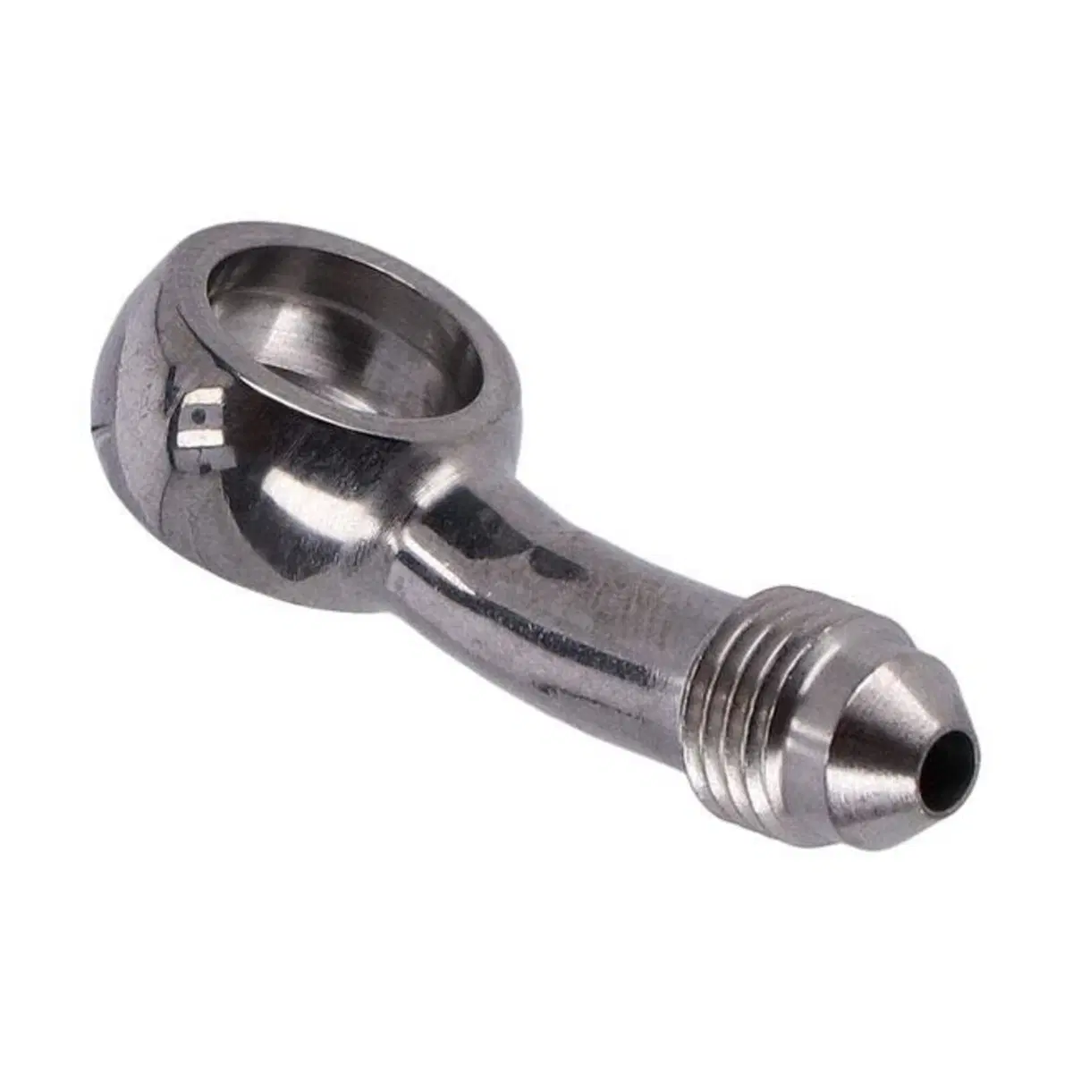 Raccordo inox lucido 7/16" AN3 piegato 20 gradi (d Goodridge