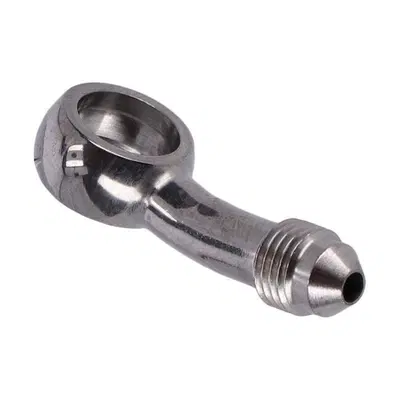 Raccordo inox lucido 7/16" AN3 piegato 20 gradi (d Goodridge