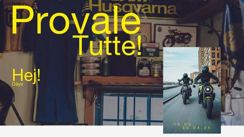 Hej! Days: tornano i porte aperte Husqvarna