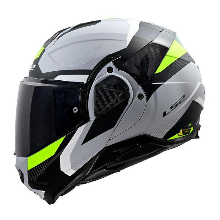 Casco Modulare Convertibile LS2 Advant II Grigio O