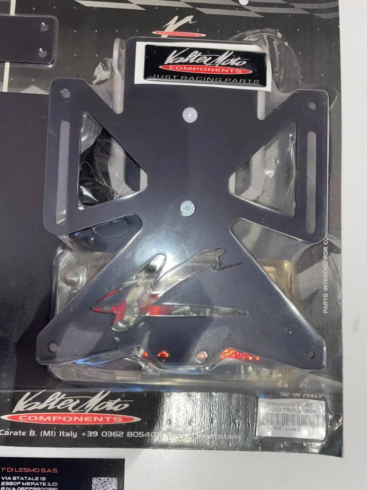 Kit portatarga racing in alluminio street triple Valter Moto Components (2)
