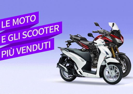 Mercato a marzo: moto in attivo, ma scooter giù. Le Top 100