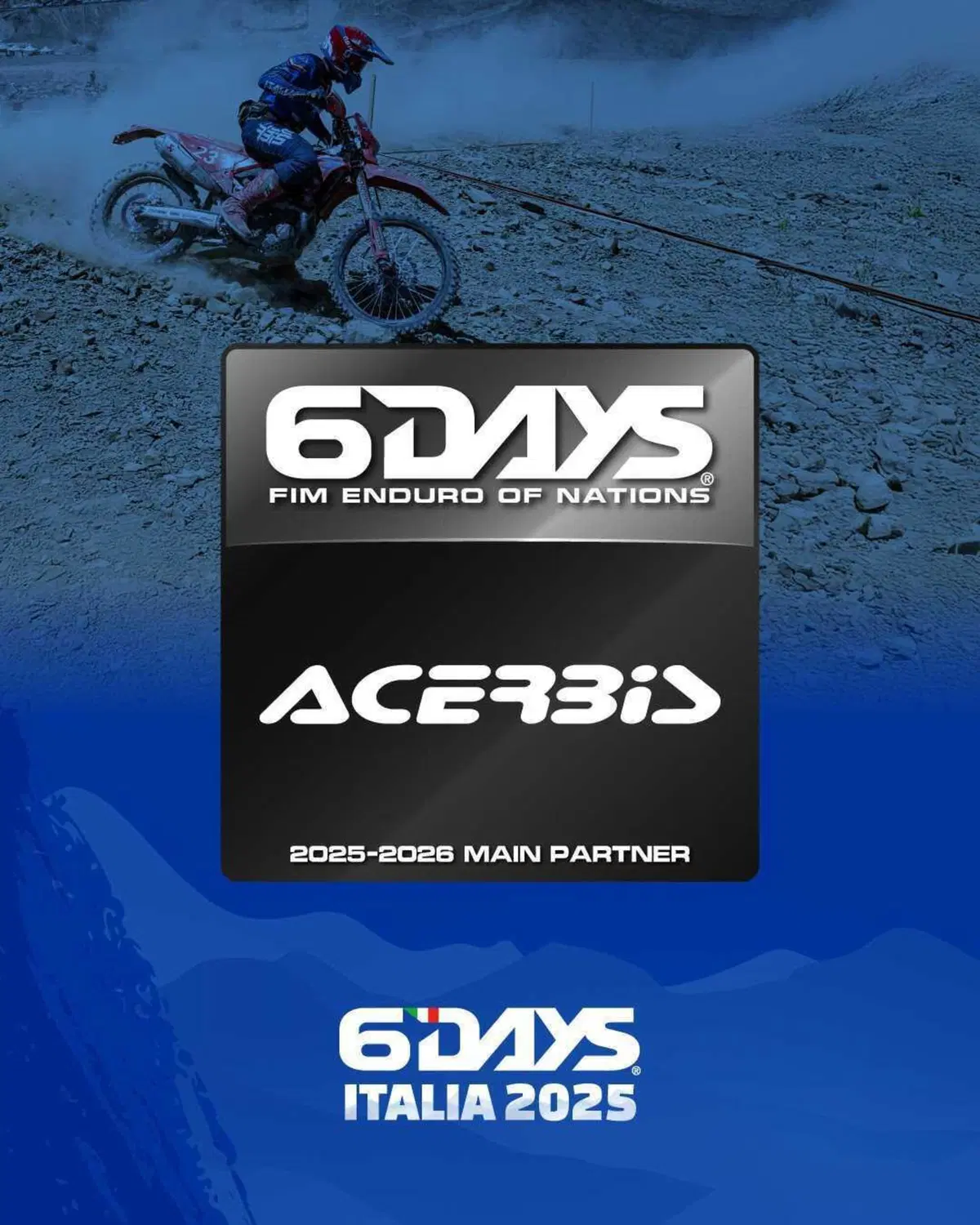 ACERBIS è Main Partner della 6DAYS FIM Enduro of Nations