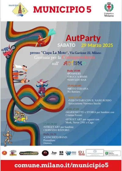 Milano celebra la neurodiversit&agrave; con "AutParty" da Ciapa la Moto: arte, musica e inclusione