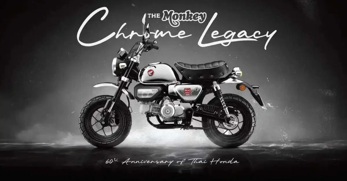 Honda celebra i 60 anni della divisione Thai con la nuova Monkey Chrome Legacy