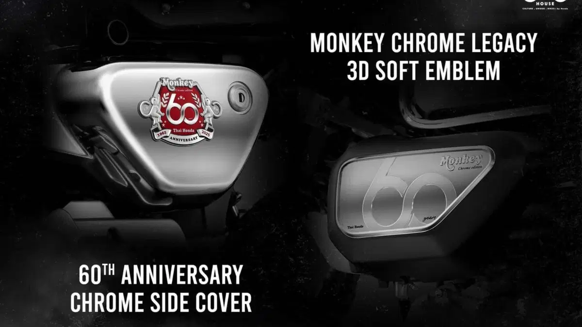 Honda celebra i 60 anni della divisione Thai con la nuova Monkey Chrome Legacy