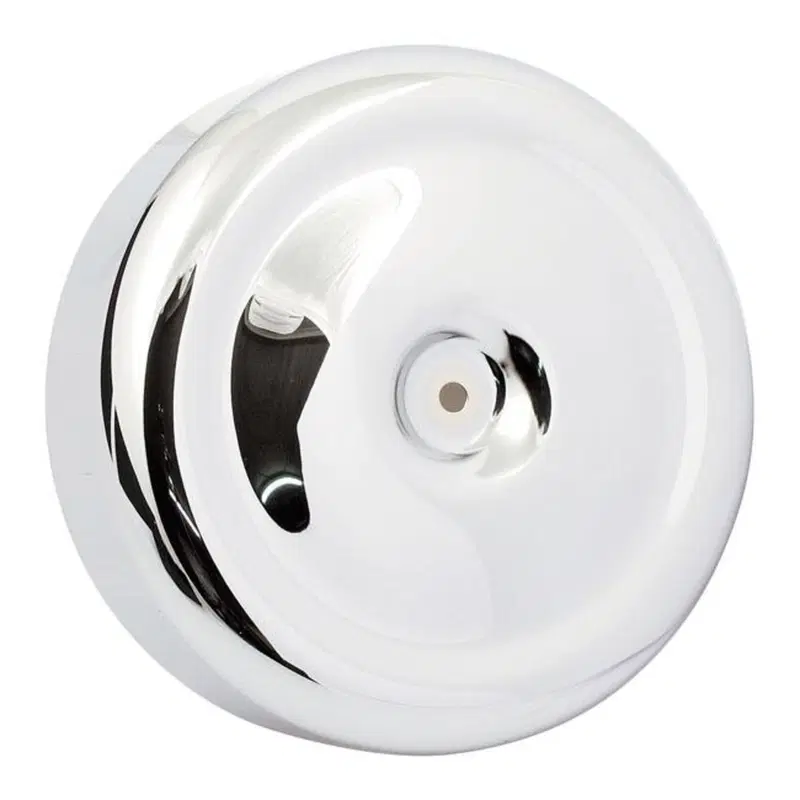 Coperchio filtro aria cromato rotondo liscio per X Mikuni