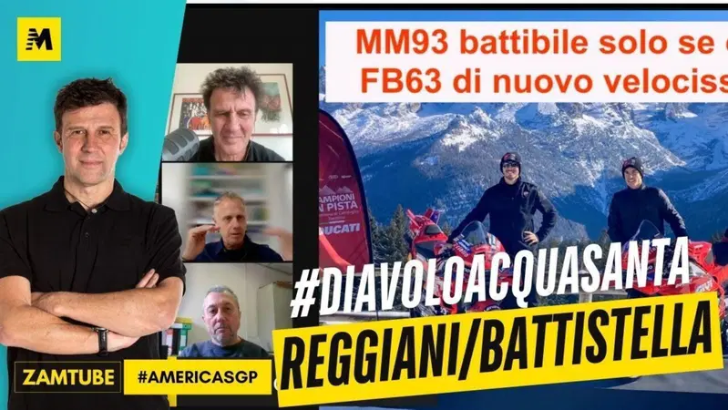 Loris Reggiani e Simone Battistella commentato il GP delle Americhe [VIDEO]