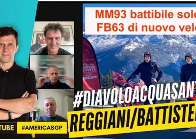 Loris Reggiani e Simone Battistella commentato il GP delle Americhe [VIDEO]