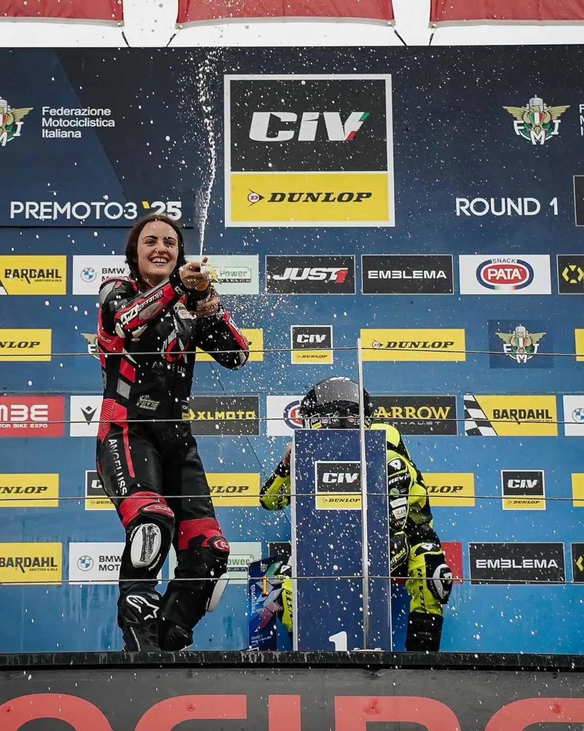 Luana Giuliani, primo podio della pilota-attrice (Civ Misano 2025) (7)