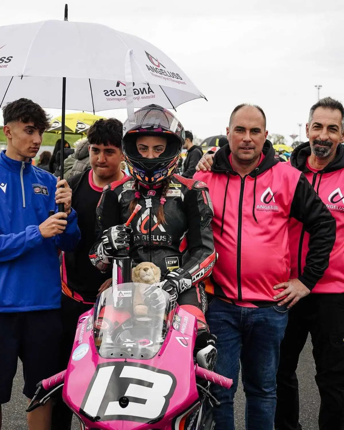 Luana Giuliani, primo podio della pilota-attrice (Civ Misano 2025) (4)