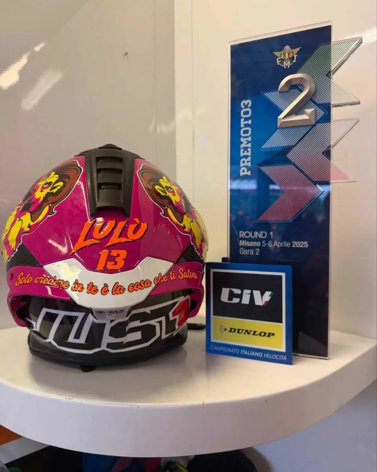 Luana Giuliani, primo podio della pilota-attrice (Civ Misano 2025) (6)