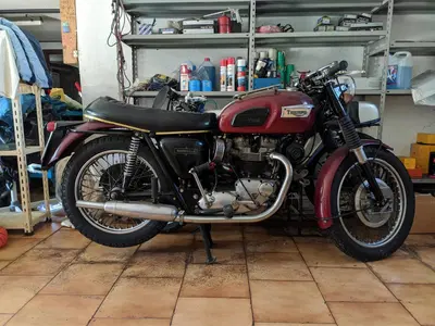 Triumph bonneville d'epoca