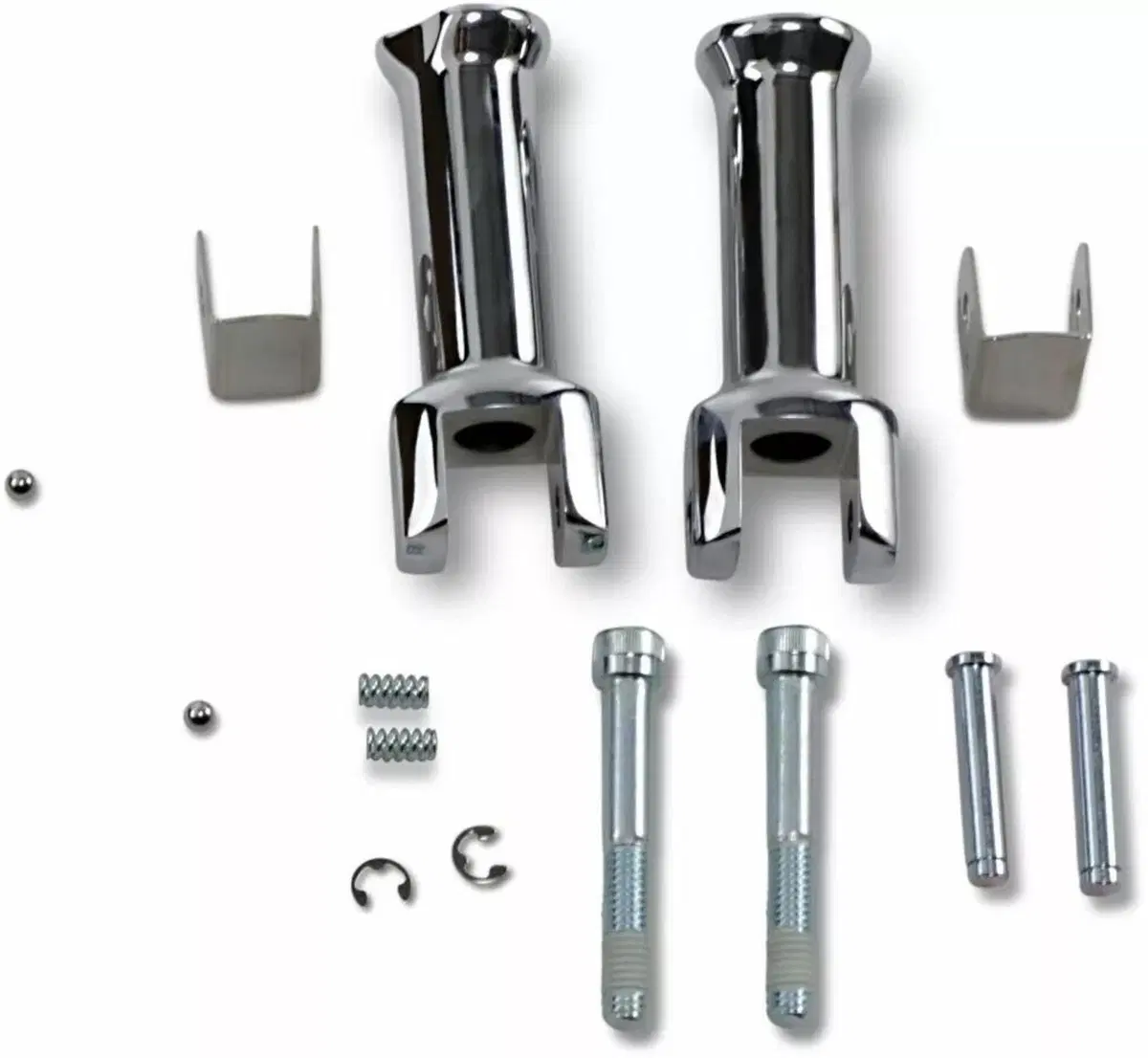 Supporti pedaline passeggero cromati per Softail d Drag Specialties