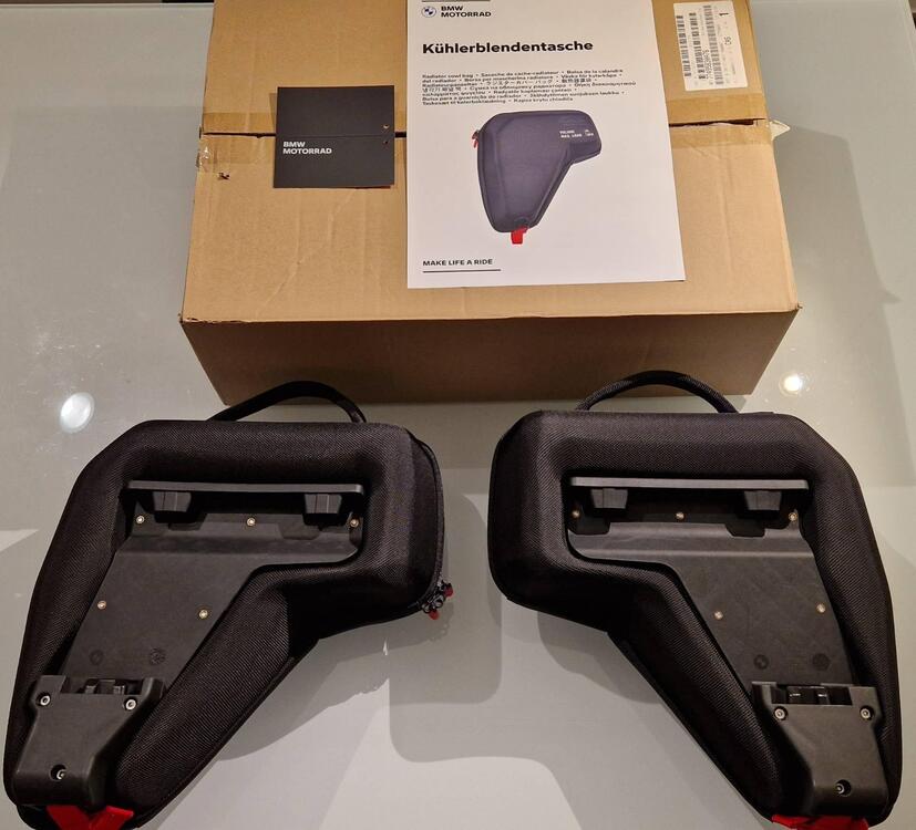 KIT BORSE LATERALI RADIATORE 4L - NUOVE - X BMW MO (2)