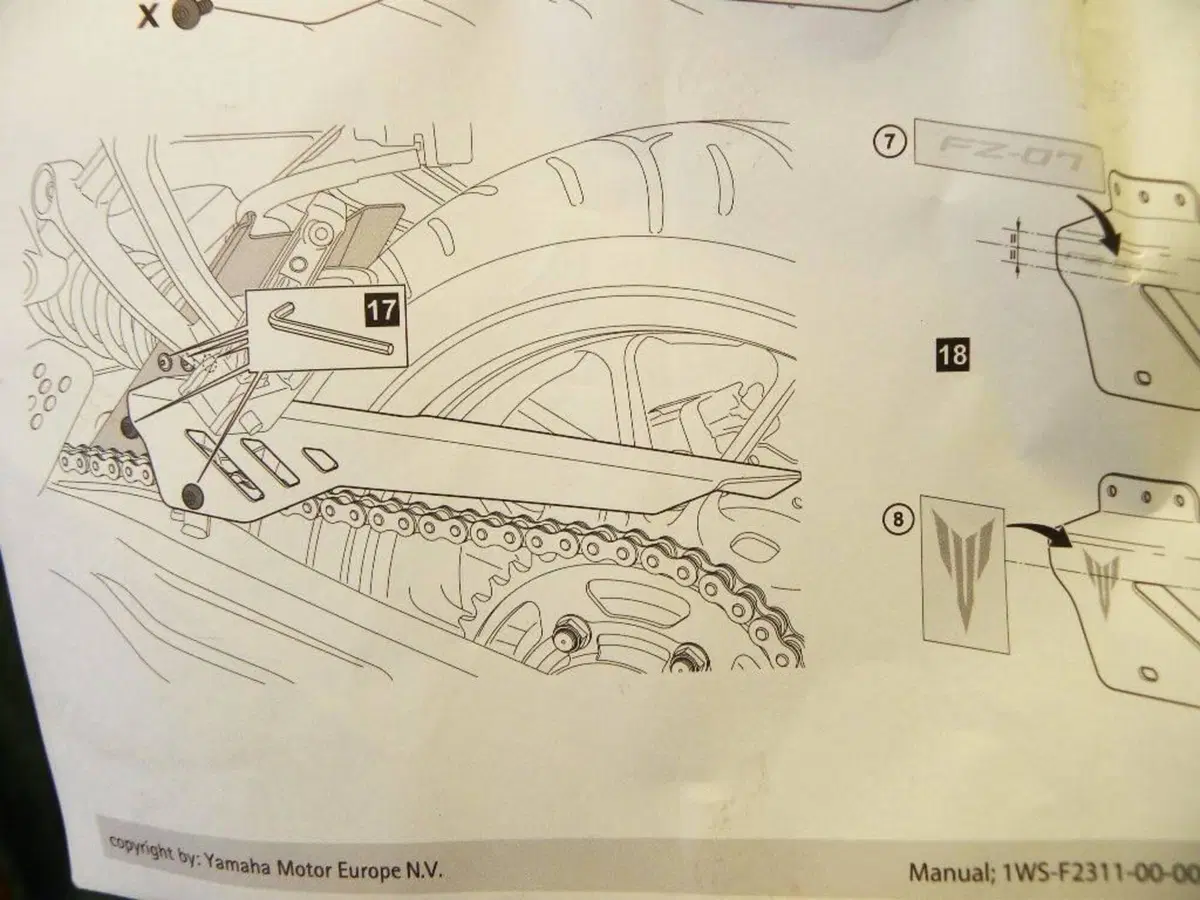 Kit Paracatena per Yamaha MT-07 (n.219) (7)