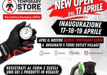 Motoabbigliamento.it apre un negozio temporaneo al Brugnato 5 Terre Outlet Village