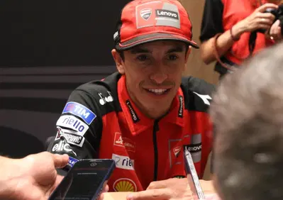 MotoGP 2025. GP del Qatar. Marc Marquez: La GP 24 è migliore della GP23 in tutto, lo si vede dai tempi, non scherzo