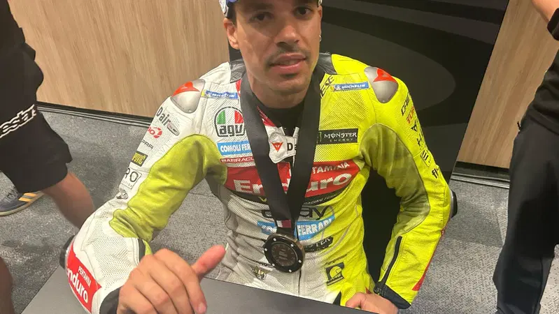 MotoGP 2025. GP del Qatar. Franco Morbidelli, terzo: "I fratelli Marquez si spalleggiano. Non mi ero accorto che gli altri stavano arrivando, ero concentrato sul mio passo!"