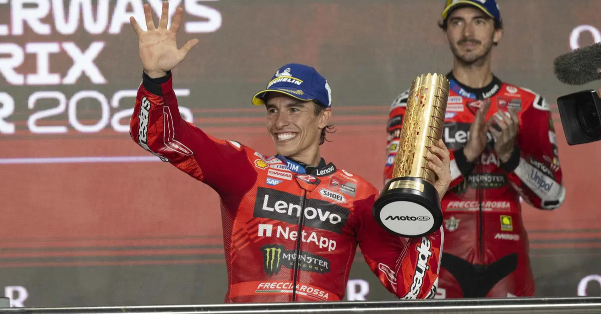 MotoGP 2025. GP del Qatar. Marc Marquez: "Ho gestito la gara come volevo. Questo weekend &egrave; pi&ugrave; importante degli altri tre passati"