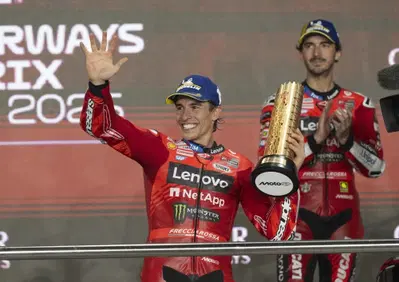 MotoGP 2025. GP del Qatar. Marc Marquez: Ho gestito la gara come volevo. Questo weekend è più importante degli altri tre passati