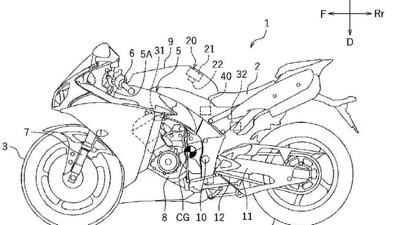 Con i sensori dual-point, Yamaha potrebbe mettere gli airbag sulle sportive e sugli scooter