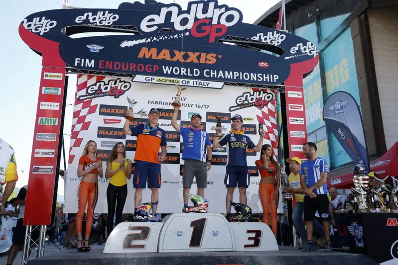 Il podio del GP di Fabriano