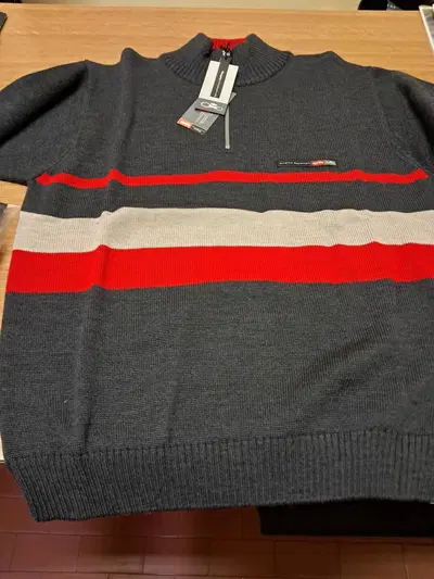 MAGLIONE APRILIA CON ZIP COTONE