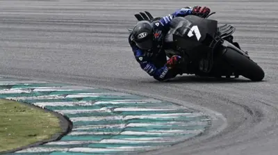 Moto GP. Gira a Valencia la V4 Yamaha