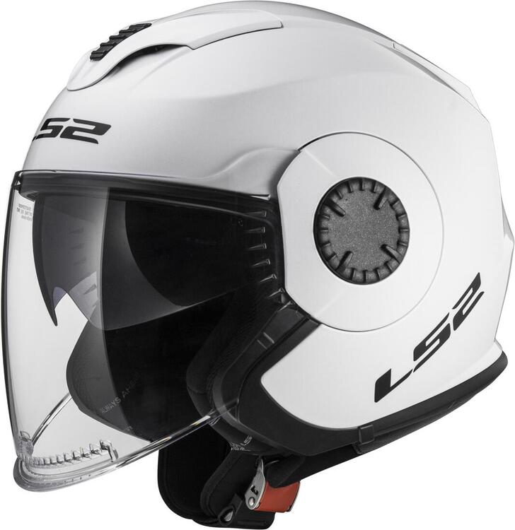 Casco jet LS2 OF570 Verso Bianco