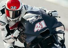 MotoGP 2025. GP di Spagna a Jerez. Aleix Espargaro in pista con Honda, come wildcard