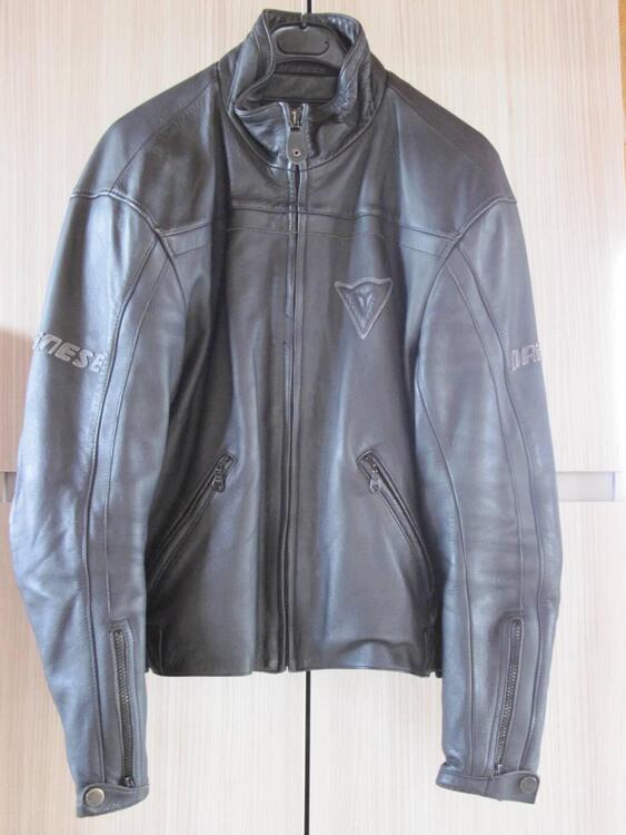 Giacca in pelle Dainese NERA Taglia 52