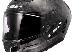 casco integrale LS2 Dragon Forged in carbonio luci