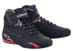 Scarpe moto Alpinestars Sektor nero rosso