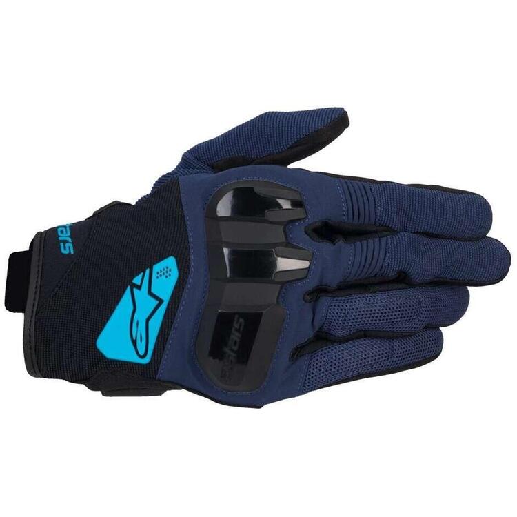 Guanti Moto Estivi Alpinestars Chrome V2 Blu Scuro