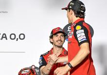 Bagnaia: Marquez ha portato questa moto a un livello superiore. Non mi sento sotto esame, mi ci mettono altri