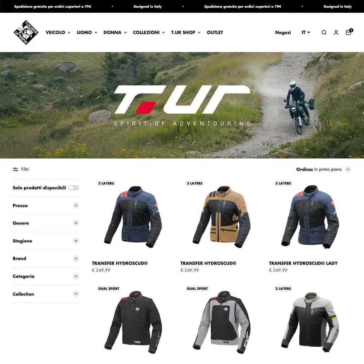 Nuovo eCommerce Tucano Urbano