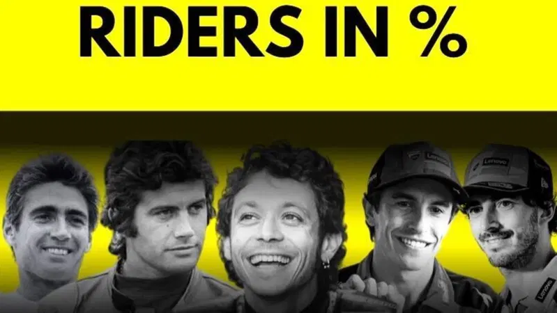 MotoGP 2025. I 10 piloti che hanno vinto di pi&ugrave; in 500/MotoGP e le loro percentuali: un articolo di numeri