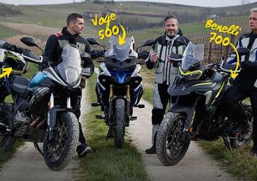 Comparativa Crossover Low Budget: QJ Motor SRT 600 SX vs Benelli TRK 702X vs VOGE Valico 525 DS [VIDEO]