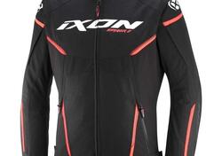 Giacca Moto Ixon Striker 2 Nero Bianco Rosso