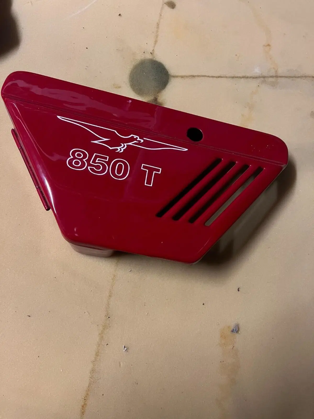 Serbatoio con fianchetti/bauletti originali moto G Moto Guzzi (4)