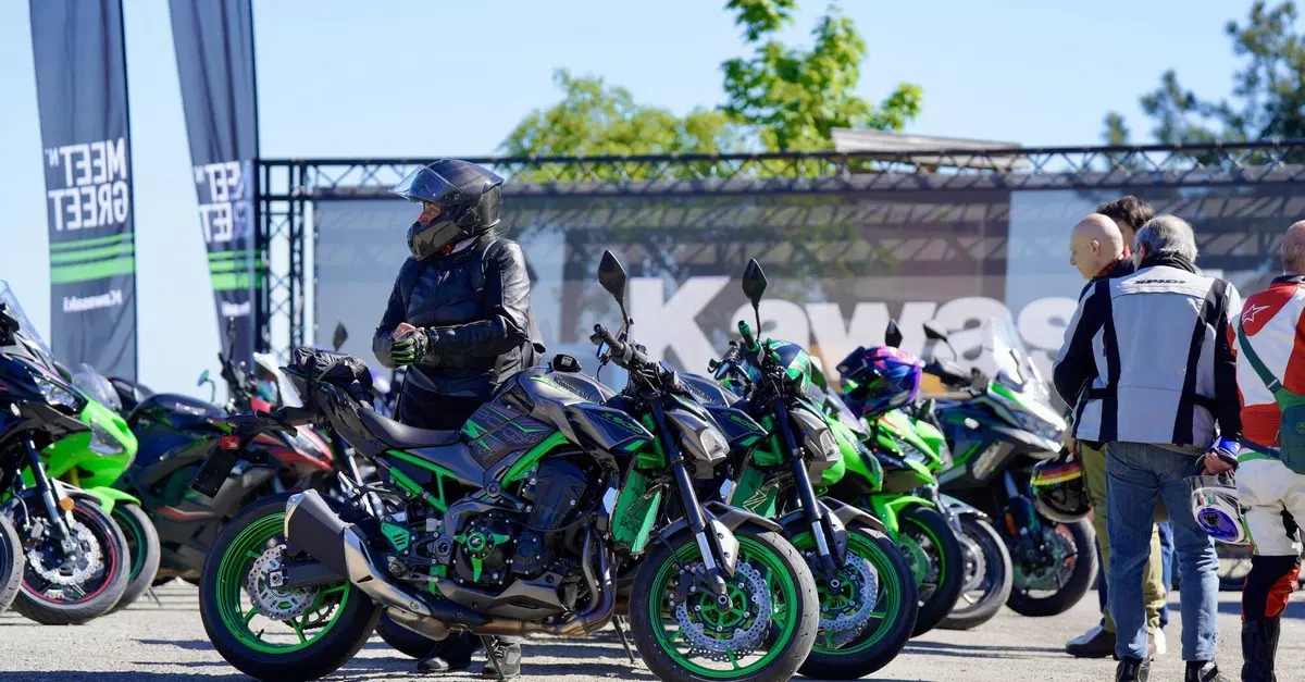 Kawasaki Meet n' Greet 2025: la passione verde fa tappa a Pedavena il 28 giugno
