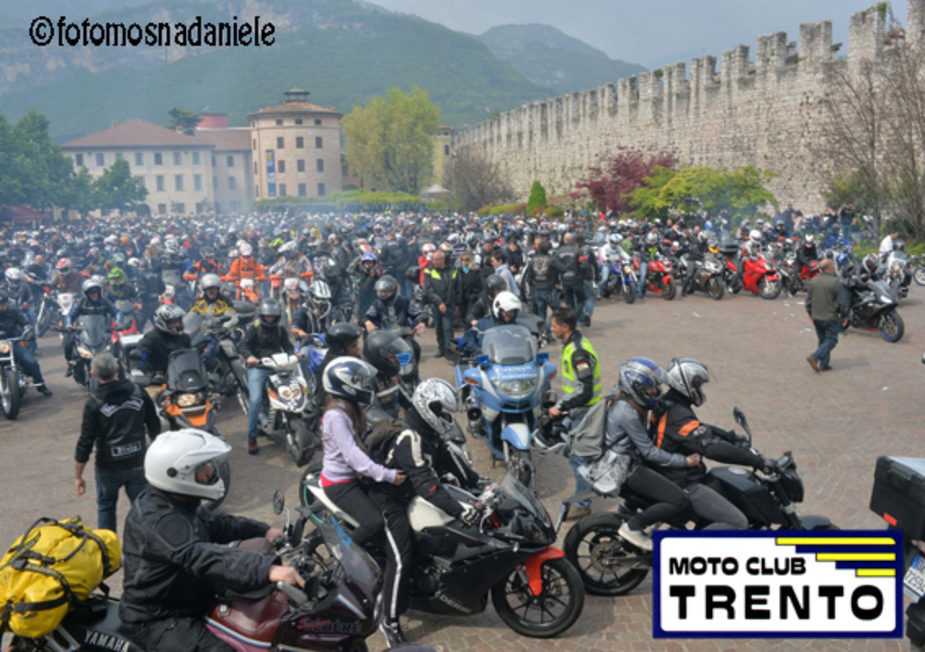 A Trento benedizione delle moto e Honda Live Tour