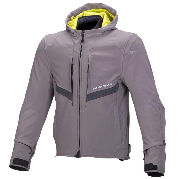 Giacca moto Macna Habitat WP grigio scuro