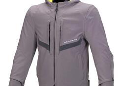 Giacca moto Macna Habitat WP grigio scuro