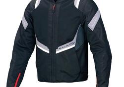 Giacca moto estiva Macna Flare nero grigio chiaro