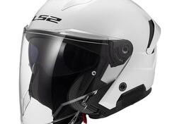 casco jet LS2 OF618 Verso 2 bianco