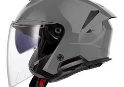 casco jet LS2 Verso 2 Solid nardo grigio